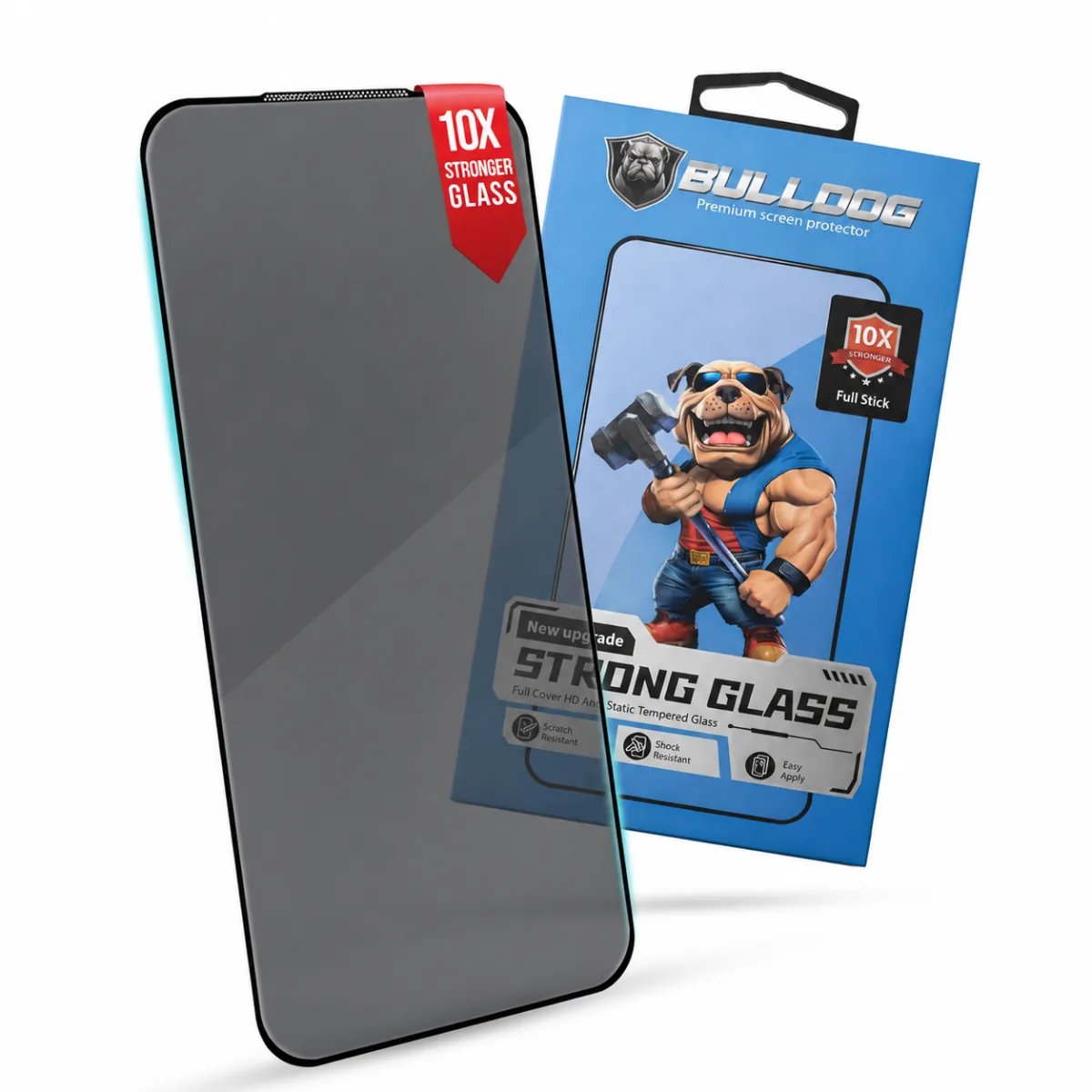 Bulldog iPhone 12 privacy skärmskydd
