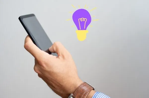 Mobiltelefon och planering på arbetsplatsen